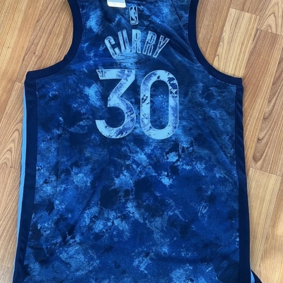 New NIKE STEPH CURRY GOLDEN STATE WARRIORS MVP Select SERIES Jersey LARGE New - Picture 5 of 8